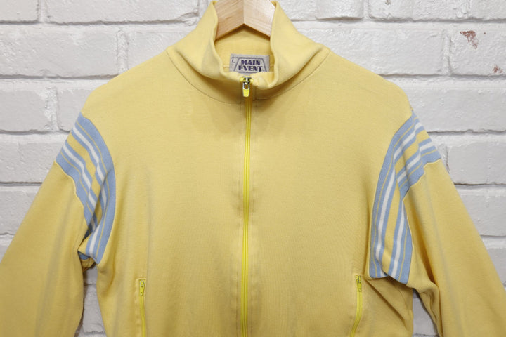 Main Event Vintage Yellow Jacket Large 80s