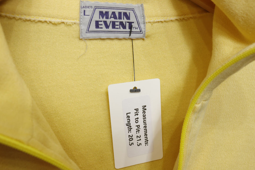 Main Event Vintage Yellow Jacket Large 80s