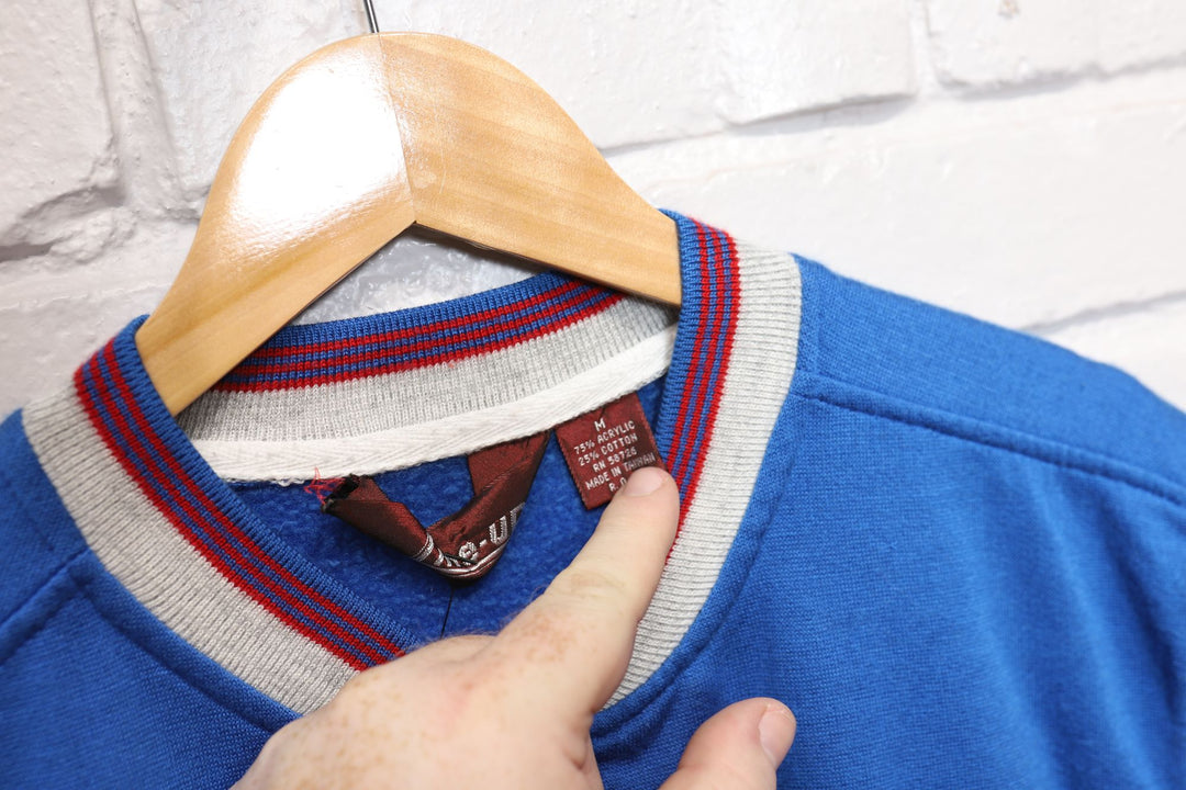 80s Vintage Line Up Fleece Vest Size Medium