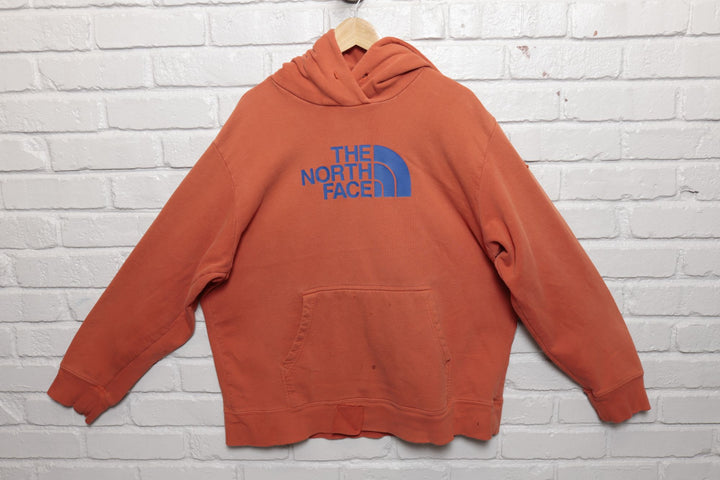 The North Face Distressed Hoodie Size XL