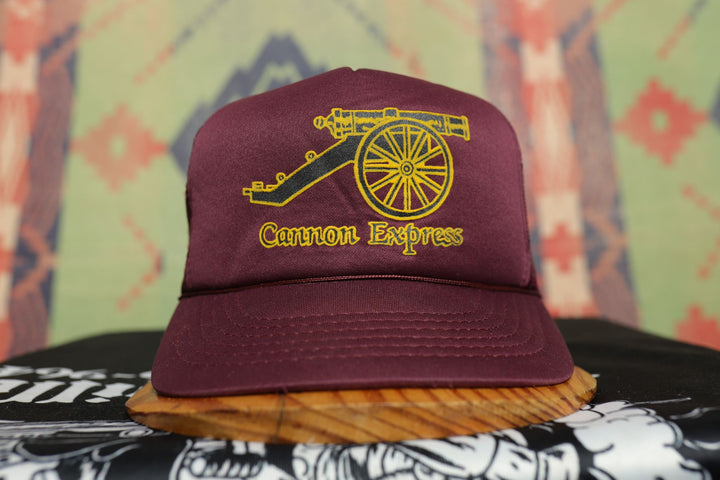 Cannon Express Vintage Trucker Snapback Hat 90s