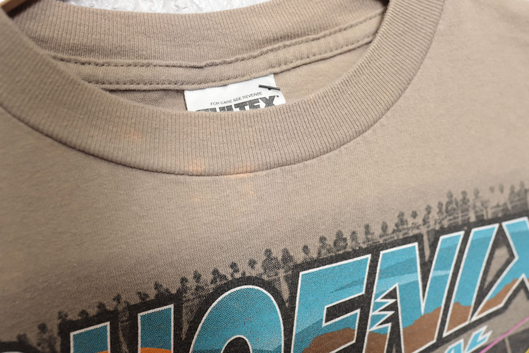 90s Vintage Nascar Phoenix International Raceway Busch T Shirt Size Medium