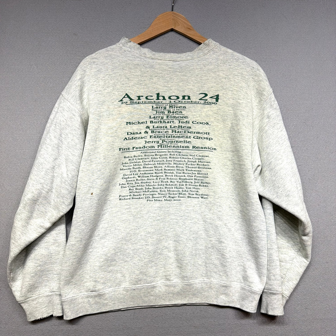 Vintage Archon 24 Fantasy Con Sweatshirt Size Medium