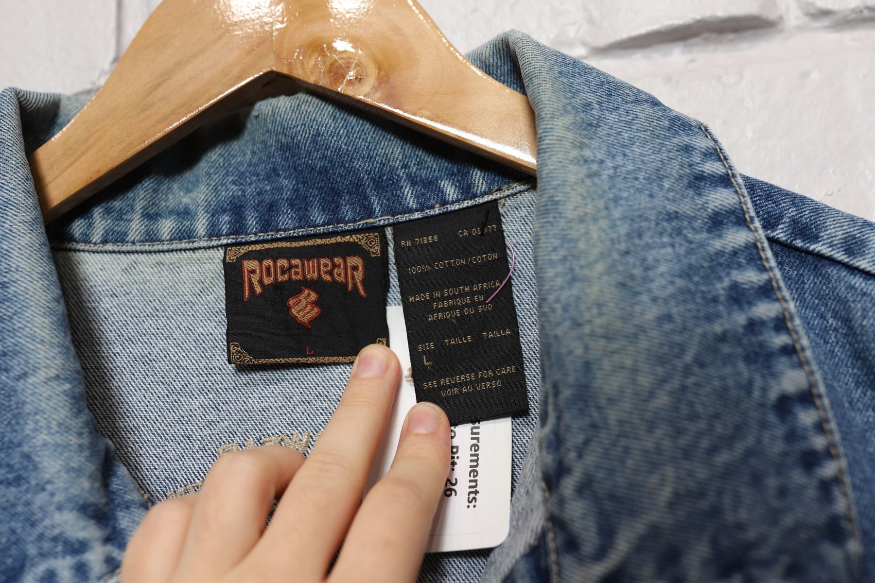 2000s rocawear denim jacket size large – Recollect Ltd.