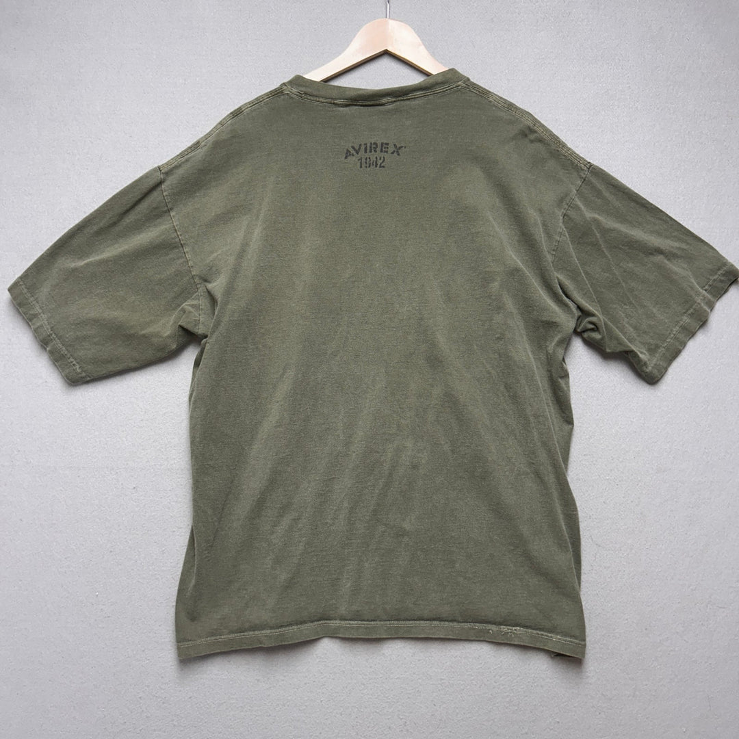 Vintage Avirex US Military Photo T Shirt Size XXL