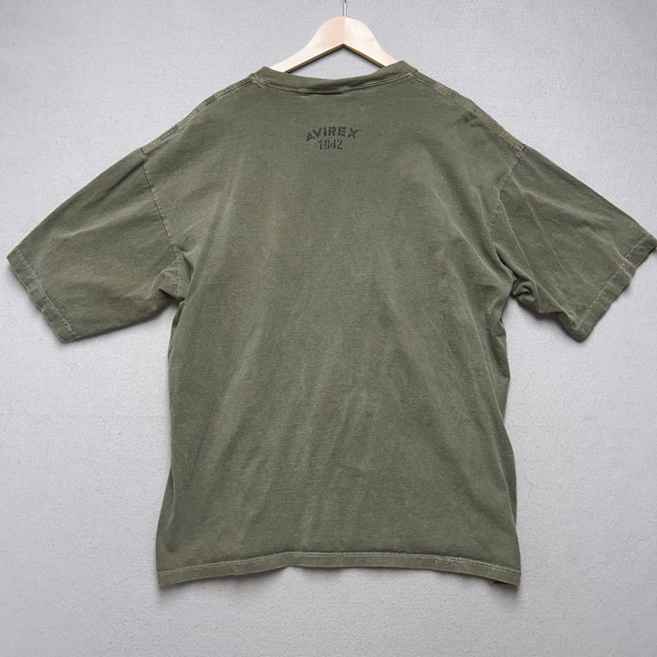 Vintage Avirex US Military Photo T Shirt Size XXL