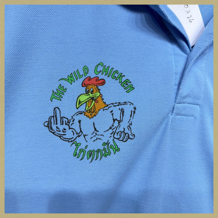 Vintage Dirty Wild Chicken  2000s Polo Shirt Size XL