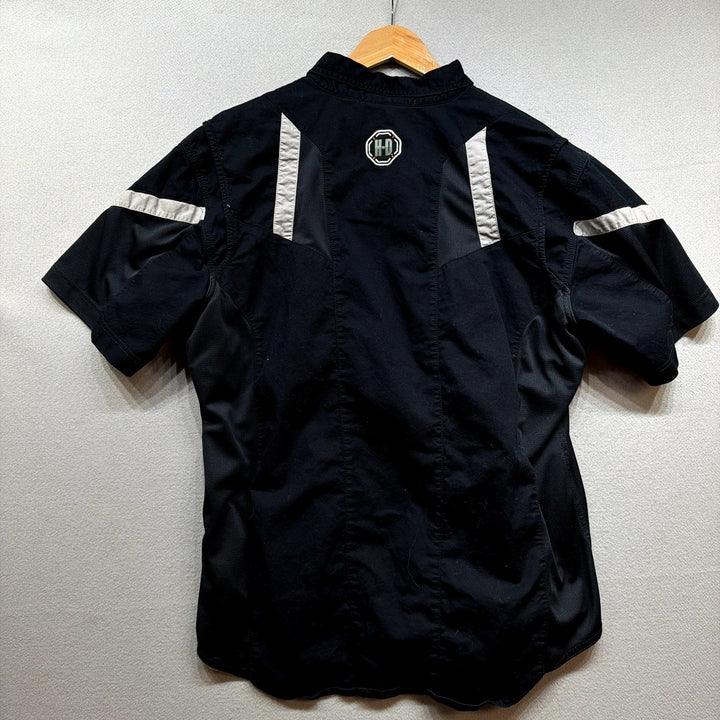Harley Davidson Short Sleeve Button Down Shirt Size XL