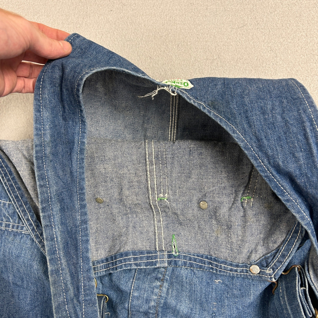Vintage Osh Kosh B'gosh Union Made Overalls Size 58