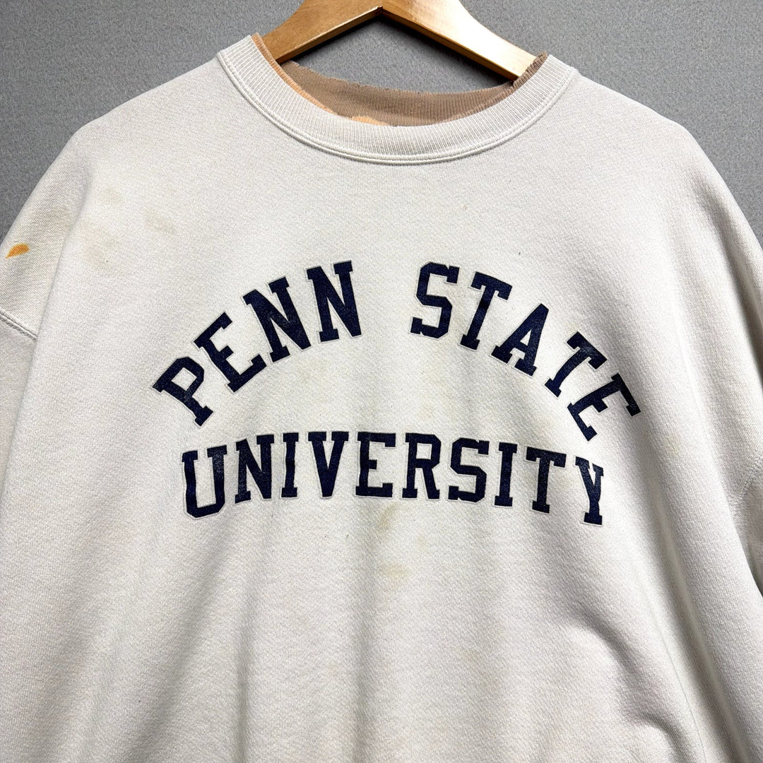 Vintage Distressed Penn State Sweatshirt Size XL