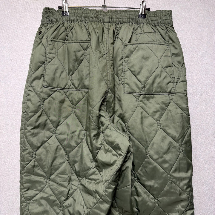 Vintage US Military Vietnam Era Quilted Flight Pants Size Large
