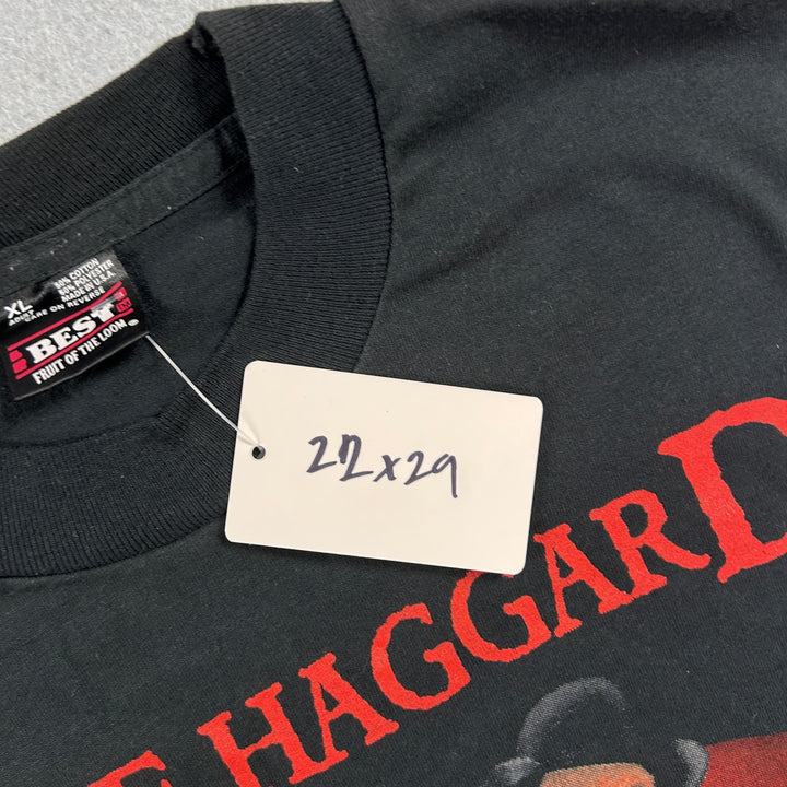 Vintage Merle Haggard Country Music T Shirt Size XL