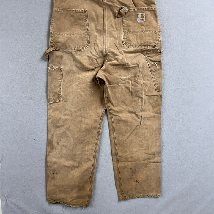 Vintage Carhartt 1980s Canvas Overalls Size 36