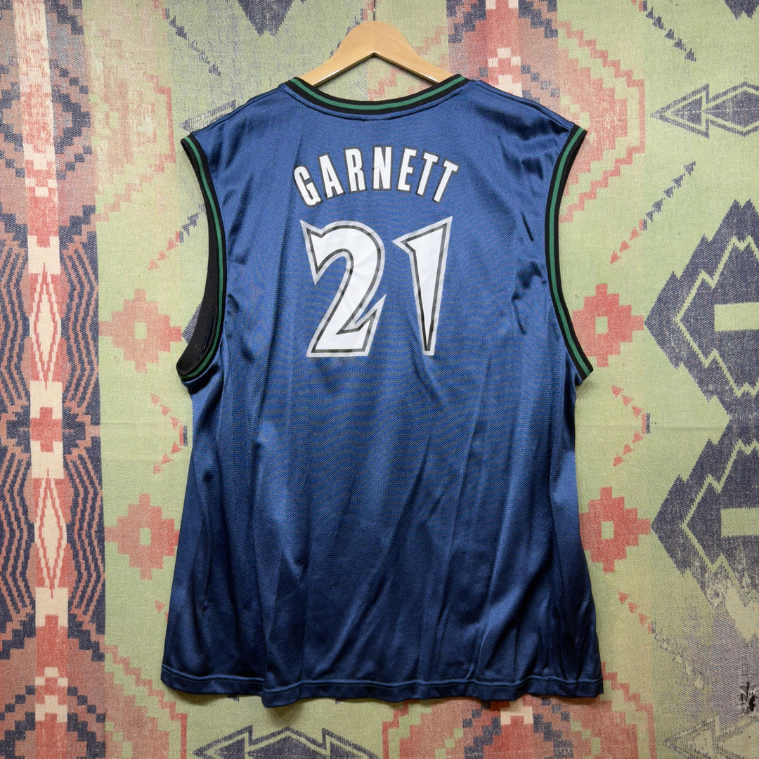 Kevin Garnett Timberwolves Vintage Reebok Jersey Size XXL  2000s