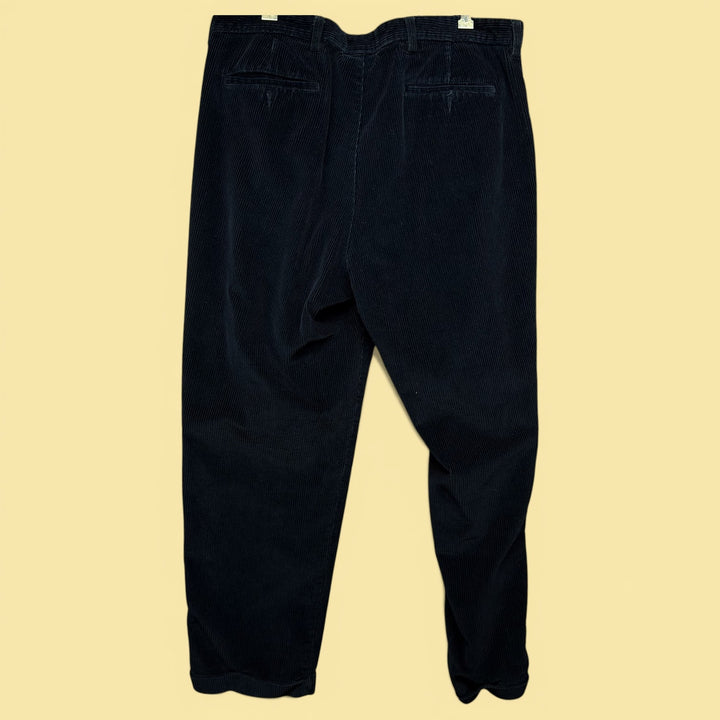 Vintage 2000s Club Room Black Corduroy Pants Size 36