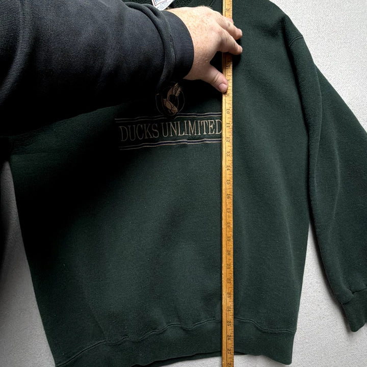 Vintage Ducks Unlimited Green Sweatshirt Size Large