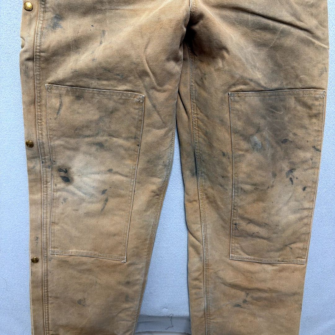 Carhartt R38 Insulated Overalls Size 34x34