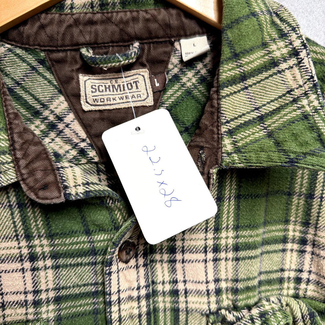Schmidt Workwear Flannel Shirt Size Large