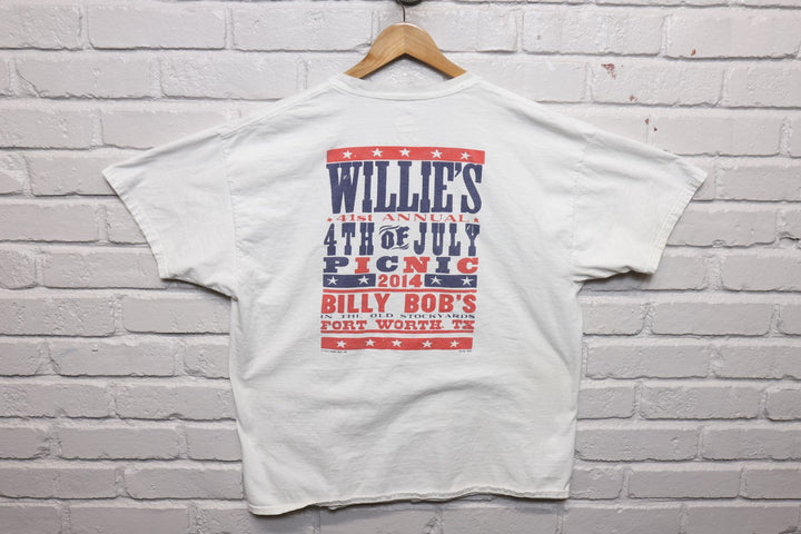 2014 Willie Nelson 4th of July Picnic T Shirt Size XL