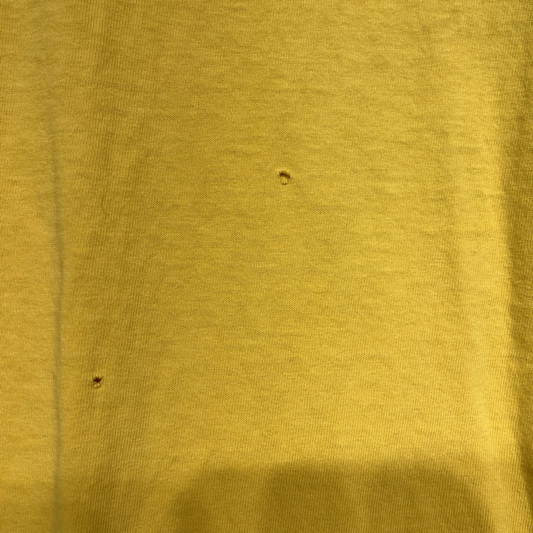 Vintage Tommy Hilfiger Distressed Yellow T Shirt size XL