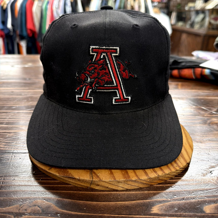 Vintage Arkansas Razorbacks American Needle Plain Logo Snapback Hat