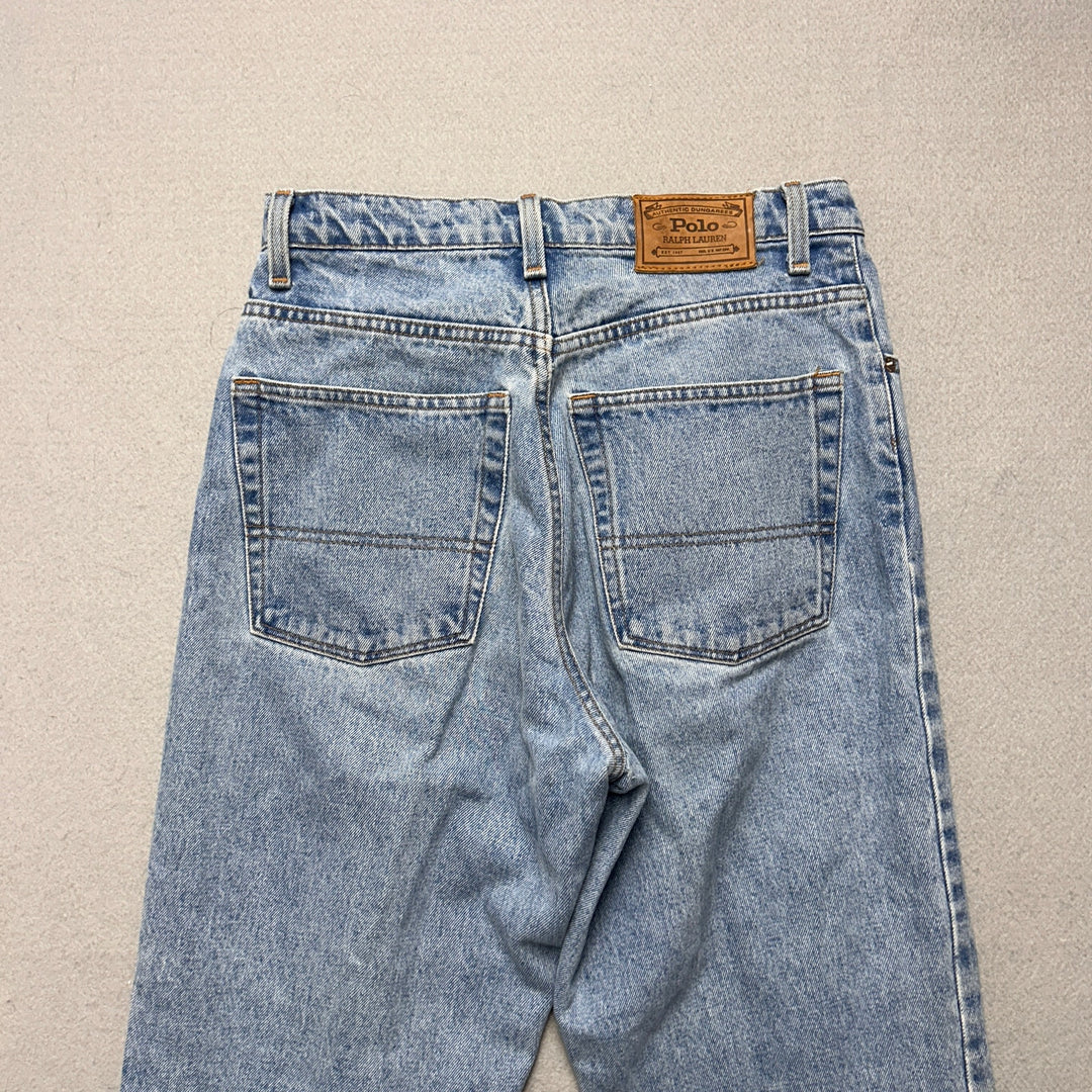 Vintage Polo Ralph Lauren Light Wash Jeans size 28x32