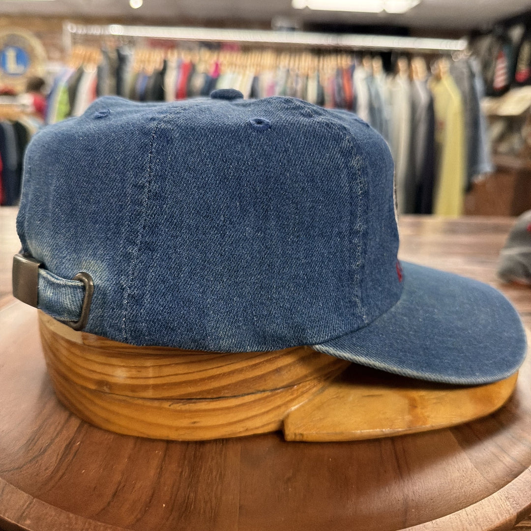 Vintage 90s Arkansas Denim Strap Back Hat