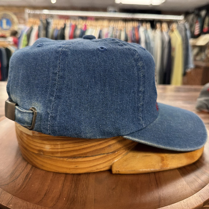 Vintage 90s Arkansas Denim Strap Back Hat