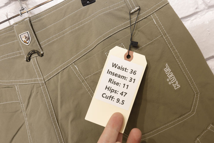Kuhl Vintage Tan Hiking Pants 2000s 36/31