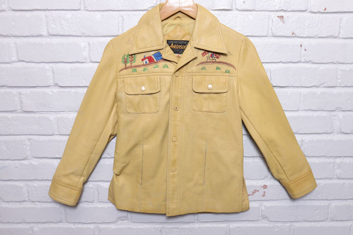 Atkinson Vintage Embroidered  Jacket Small 80s