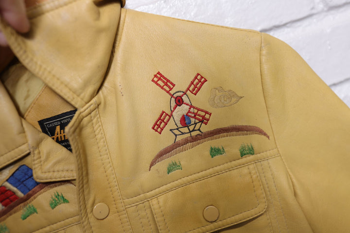 Atkinson Vintage Embroidered  Jacket Small 80s