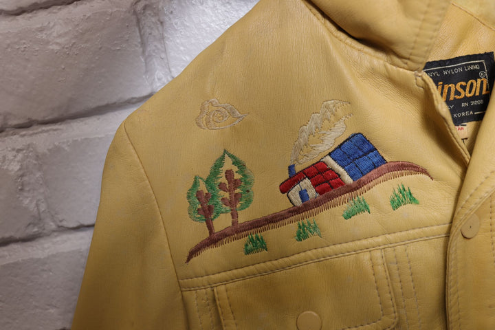 Atkinson Vintage Embroidered  Jacket Small 80s
