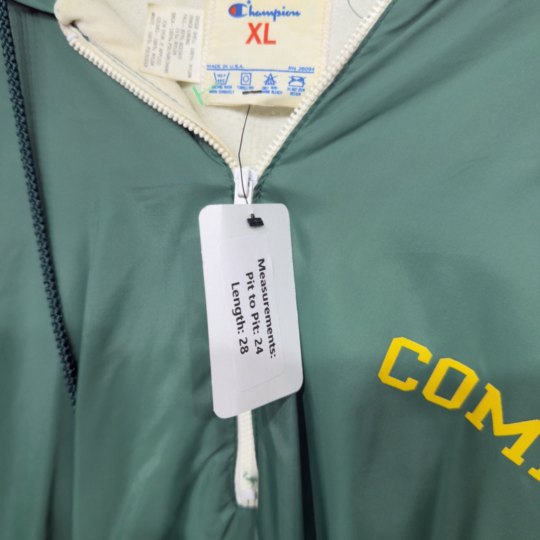 Champion Vintage Half  Zip Comets Windbreaker Jacket XL 80s