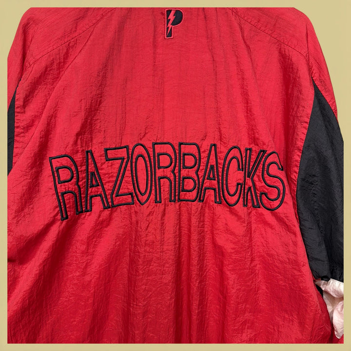 Vintage Arkansas Razorbacks 90s Pro Player Jacket Size Large