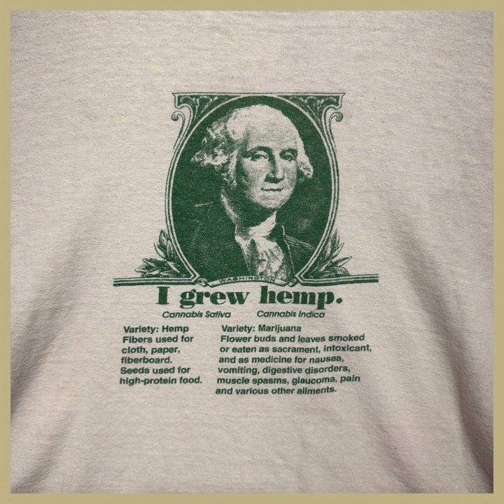 Vintage 90s Washington Cannabis Hemp T Shirt Size Large