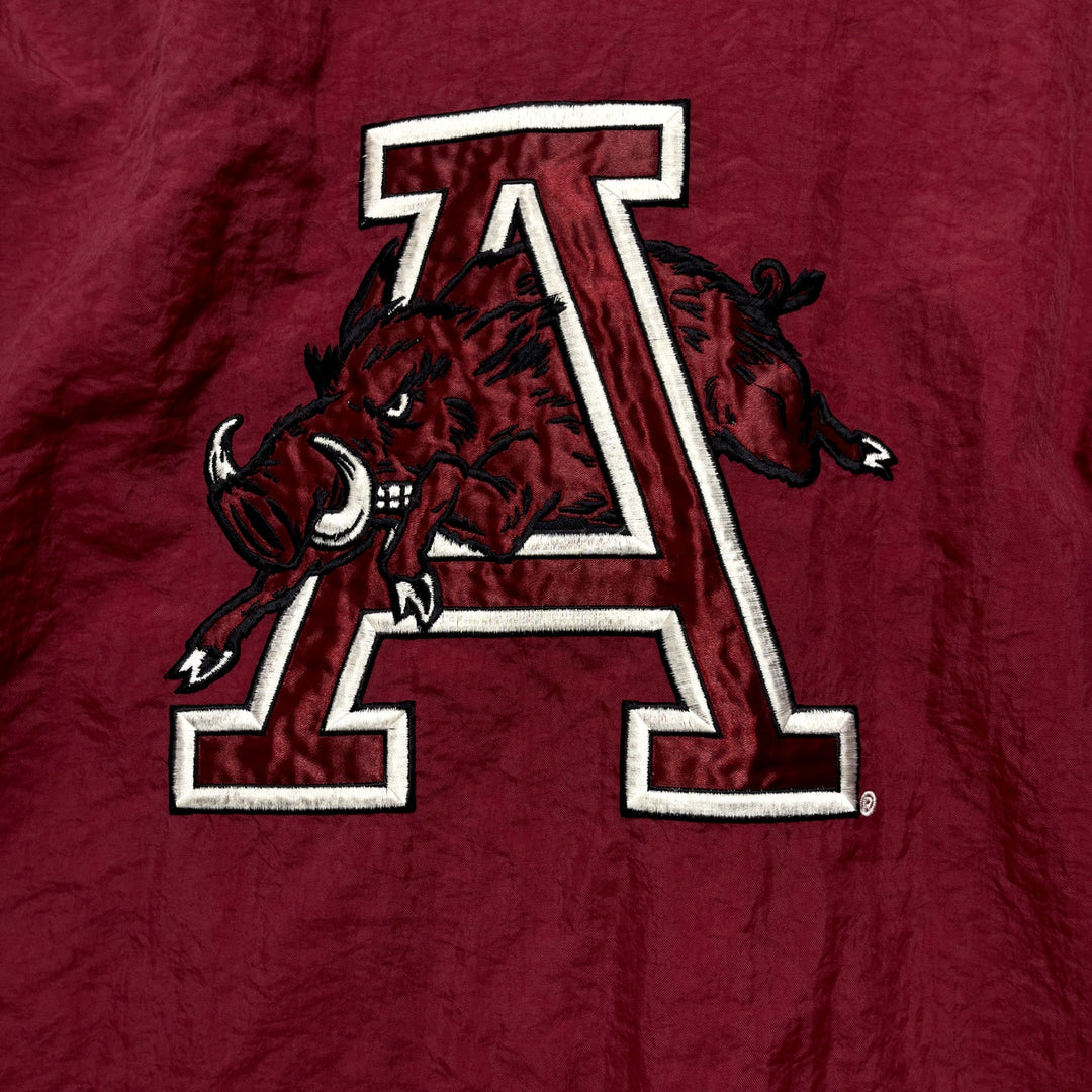 90's Starter Arkansas Razorback Jacket Jumping Hog Size XL