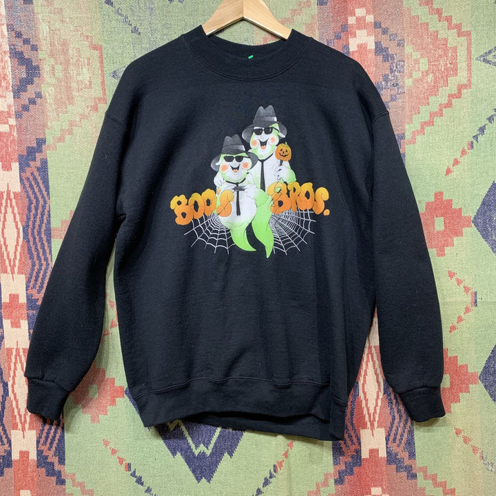 Boo Brothers  Halloween Ghost Vintage Sweatshirt Large 90s