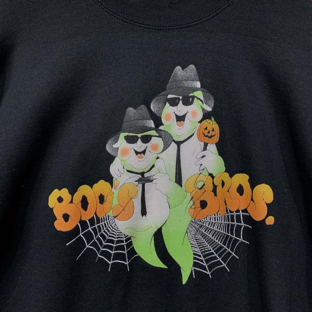 Boo Brothers  Halloween Ghost Vintage Sweatshirt Large 90s