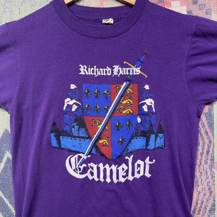 Richard Harris Camelot Vintage Movie Promo T Shirt Small 80s