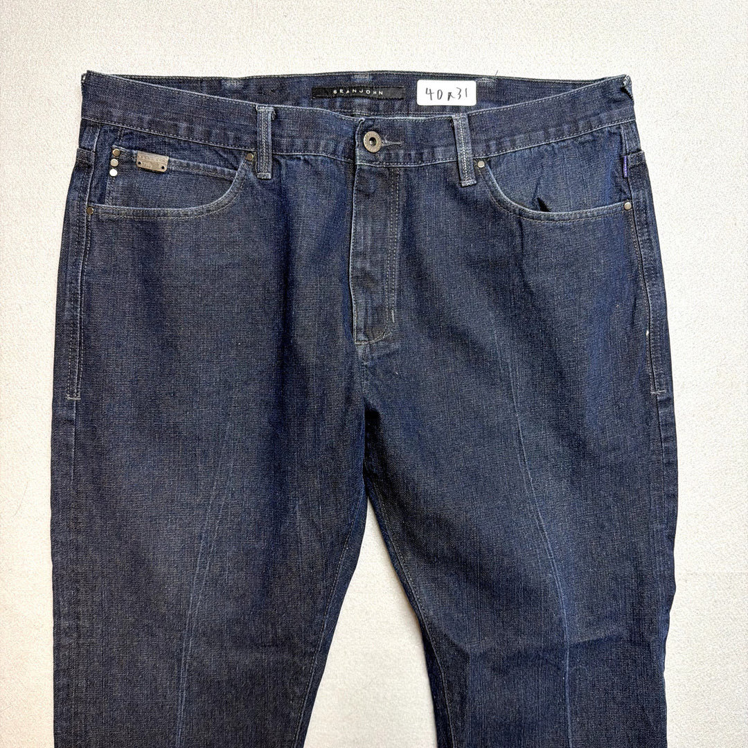 Vintage Sean John Dark Wash Jeans Size 40