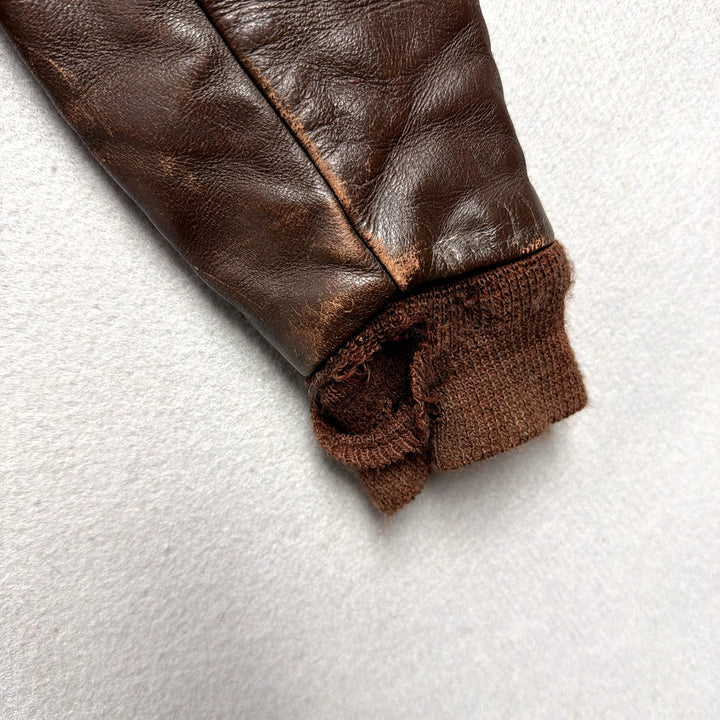 Vintage Kids William Barry Steerhide Jacket Size Small