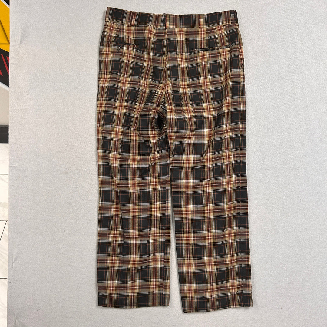 Vintage Haggar imperial Plaid Trouser Pants Size 38
