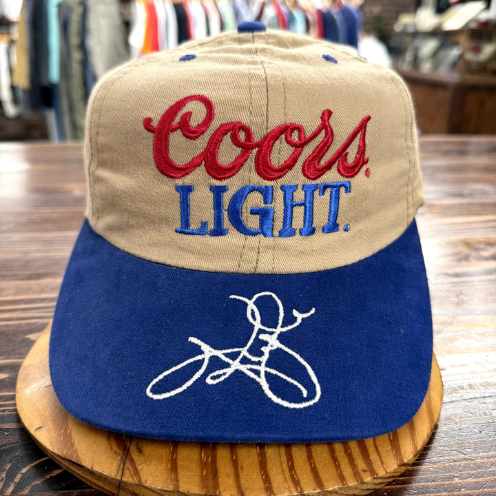 Vintage Coors Light Racing Snapback Hat