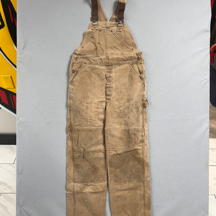 Vintage Carhartt 1980s Canvas Overalls Size 36