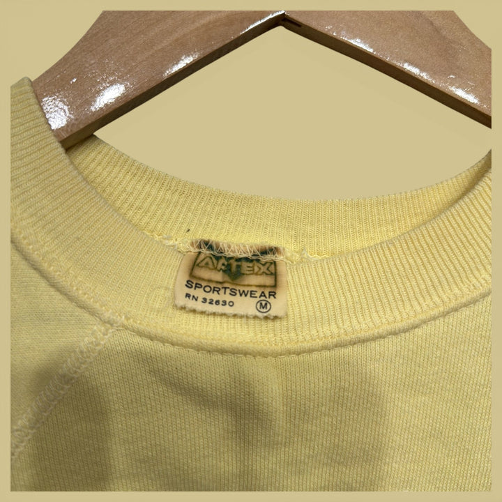 Vintage University of Arkansas 60s Artex Non Flocked Short Sleeve Sweatshirt Med