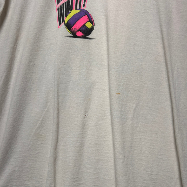 Vintage Coed Naked Volleyball T Shirt Size XL