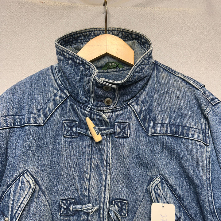 Vintage Hunt Club Denim Toggle Coat Size Medium