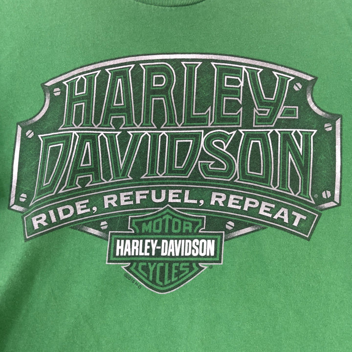 Harley Davidson Mexico Green T Shirt Size Large