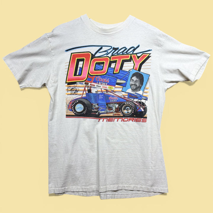 Vintage Brad Doty Racing 90s T Shirt Size Large