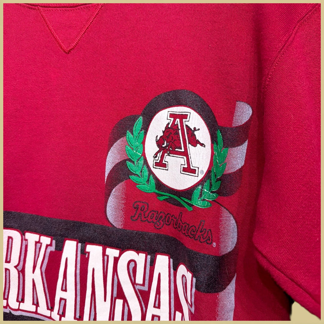 Vintage University of Arkansas 90s Sweatshirt Size Medium